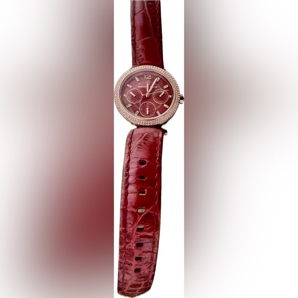 Michael Kors Red & Gold Mini Parker Red Dial Ladies Watch MK6451 Stunning! - Picture 6 of 16
